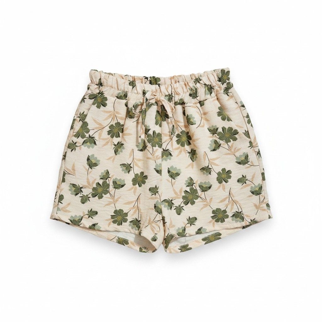 Short motif fleurs