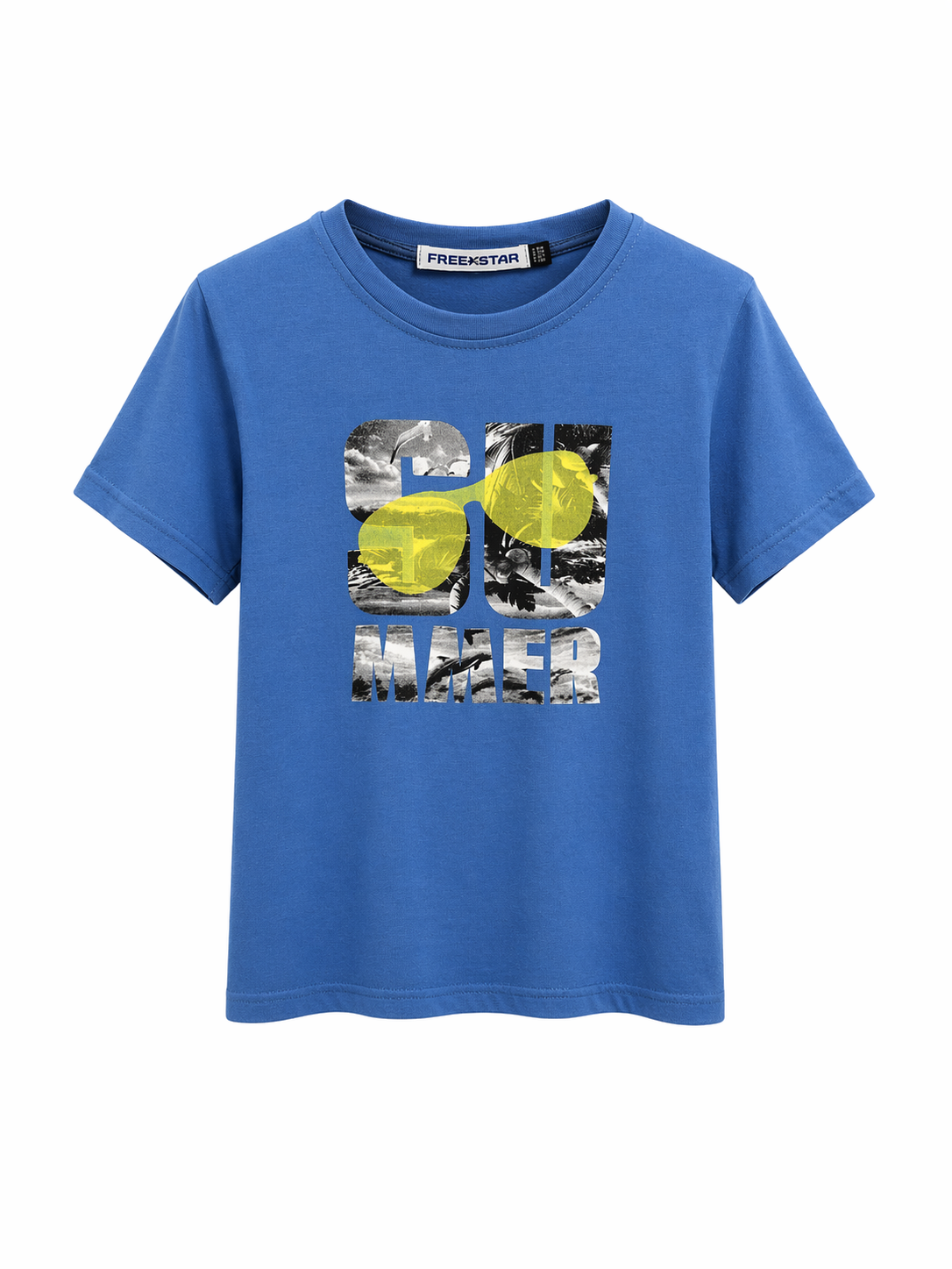 T-shirt bleu clair SUMMER
