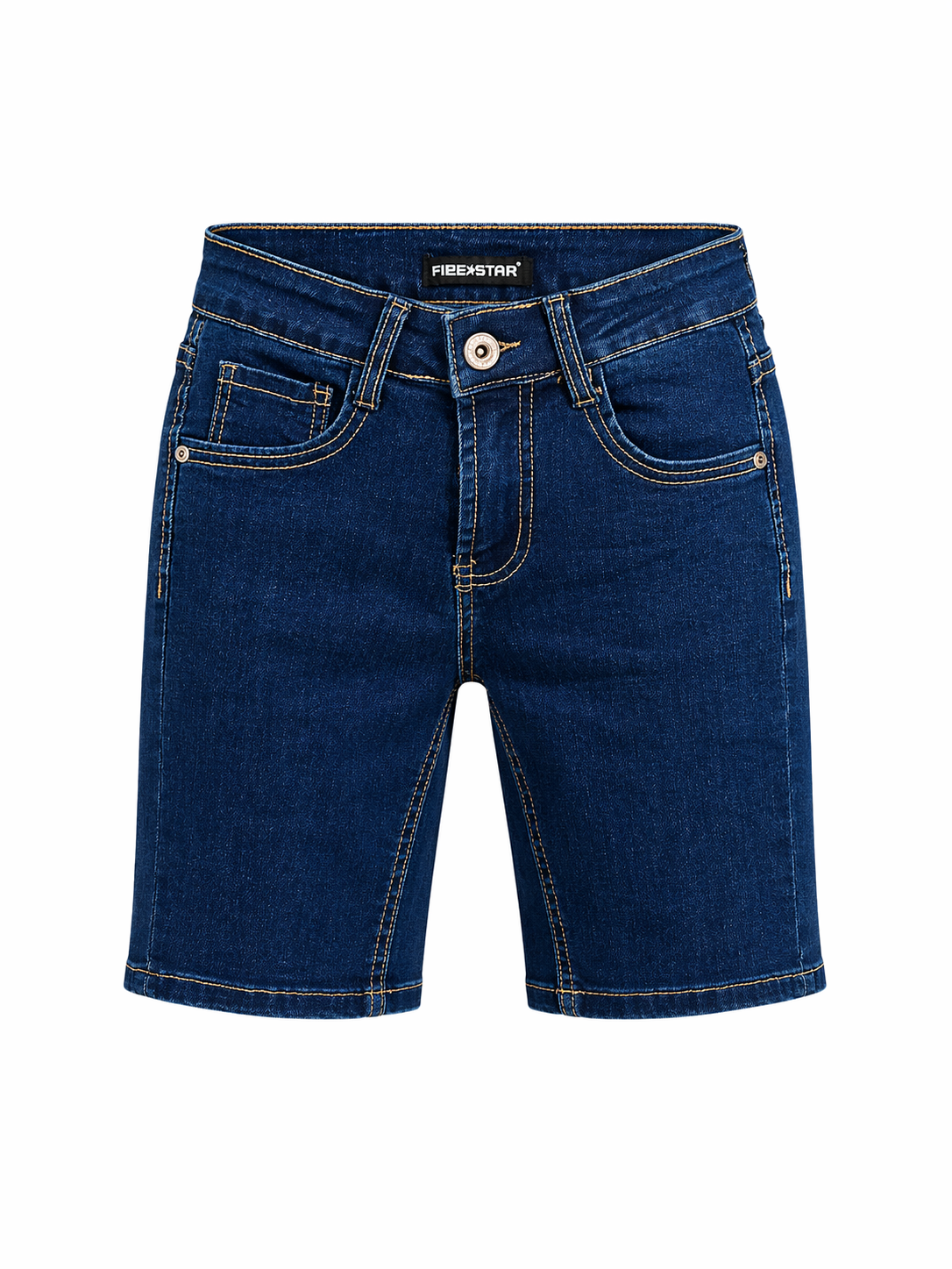 Bermuda en jeans bleu foncé