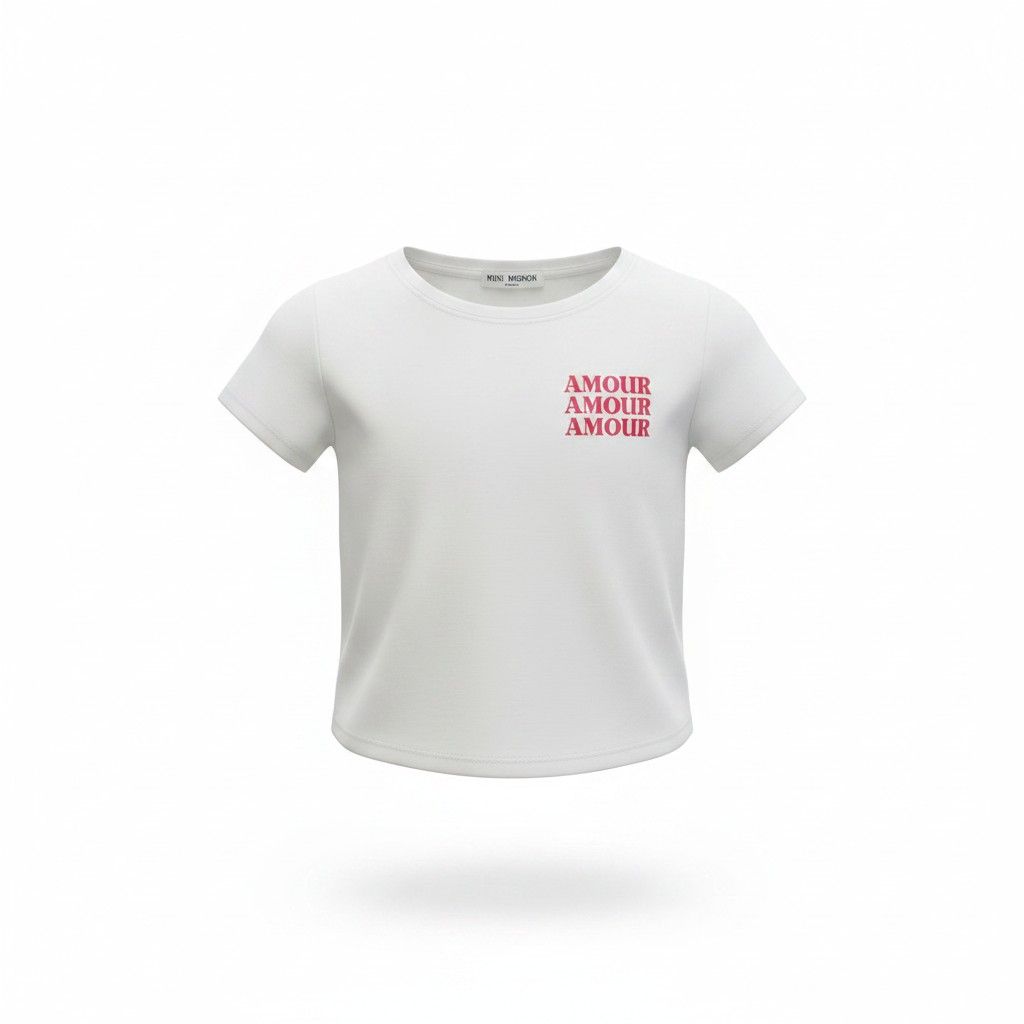 T-shirt blanc AMOUR