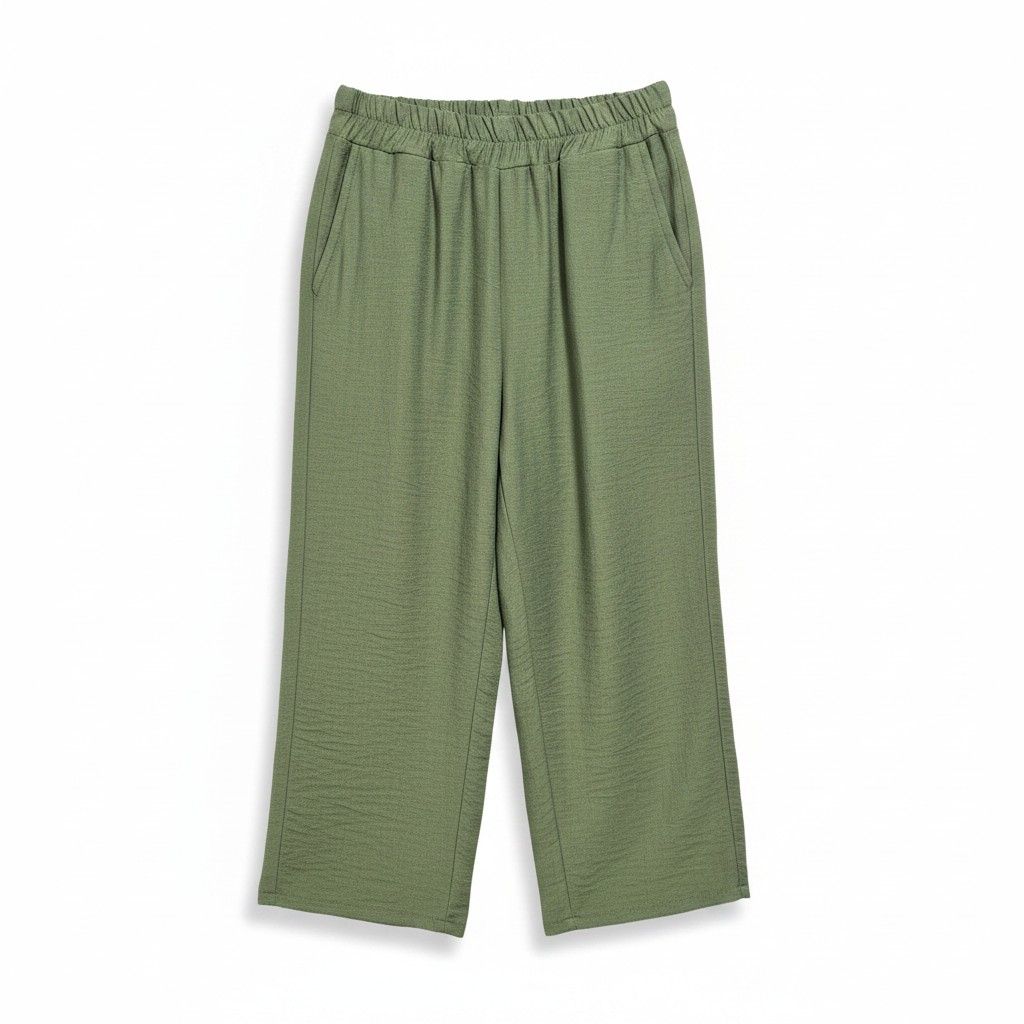 Pantalon fluide bleu marine