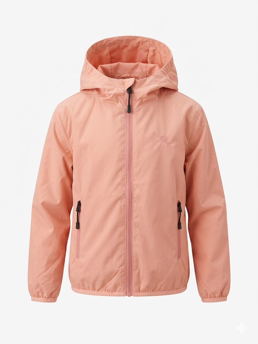 Veste imperméable rose