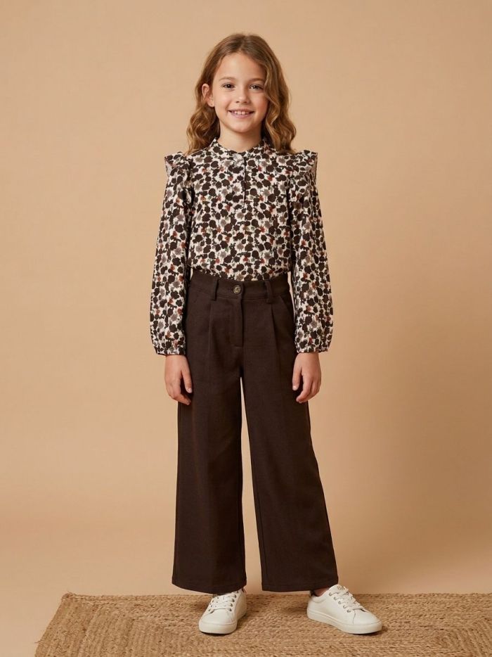 Pantalon style tailleur fluide