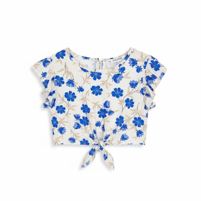 Copie Top avec nœud fleuri
