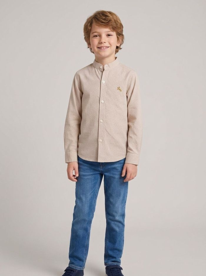 Chemise à carreaux