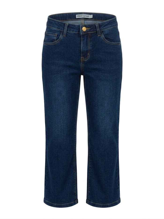 Jeans large bleu foncé