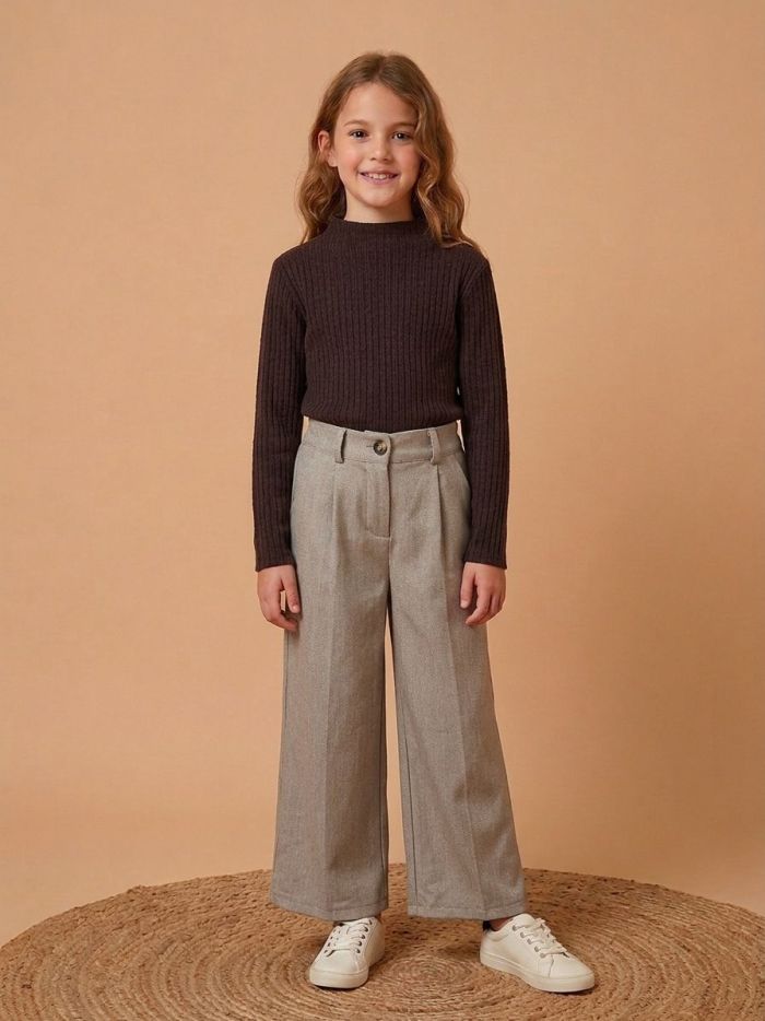 Pantalon style tailleur fluide