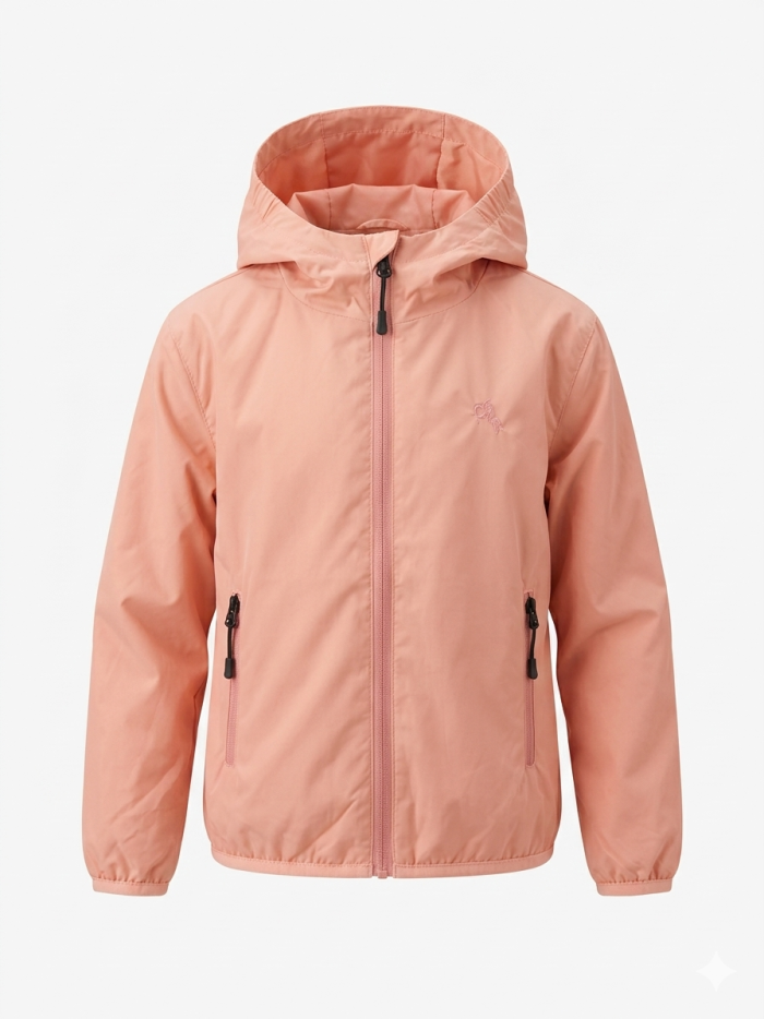 Veste imperméable rose