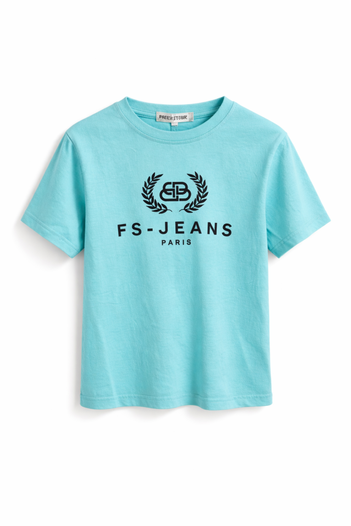 T-shirt turquoise FS-JEANS 