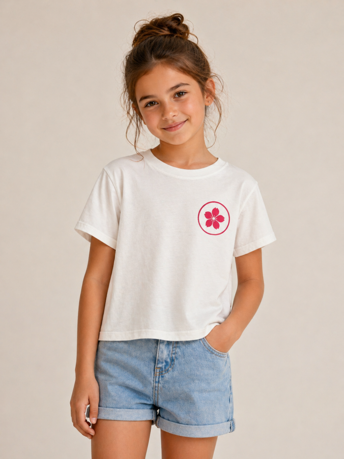 T-shirt fleur